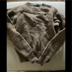 POLO RALPH LAUREN old school size small Boys wool sweater.